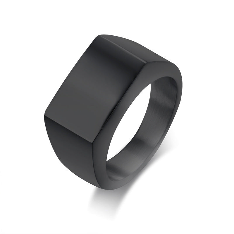 Herren Siegelring mit modernem, geometrischem Design Shop Nory