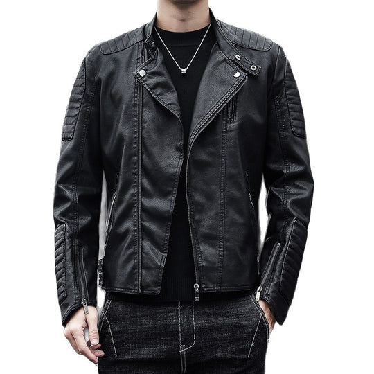 Herren Modische Bikerjacke aus Kunstleder Shop Nory 1787738599