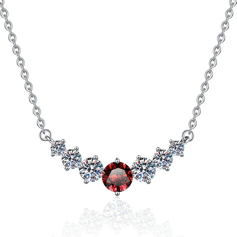 Damen Halskette mit funkelnden Zirkonia und exklusivem Design Shop Nory
