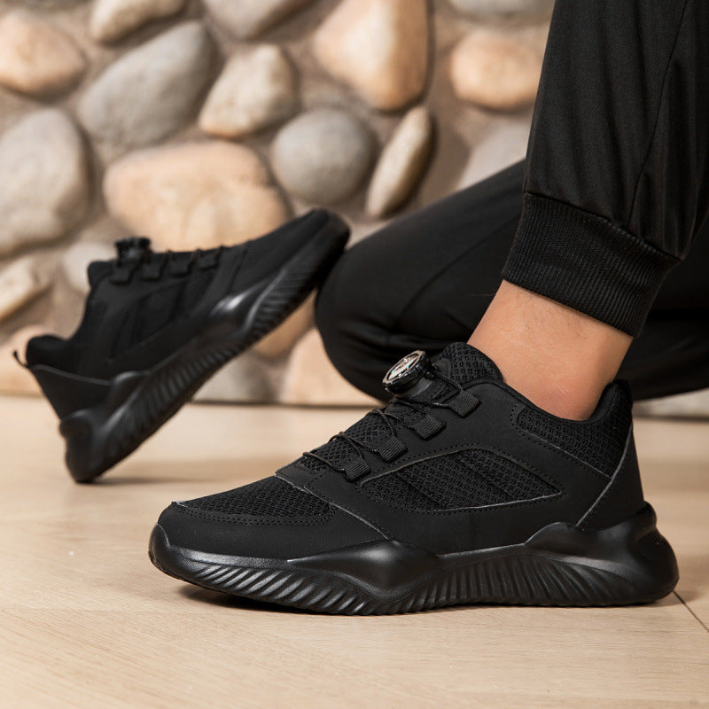 Herren Sportlicher Mesh-Oberflächen Sneaker mit Drehverschluss-Schnürsystem und stoßdämpfender Leichtsohle Shop Nory