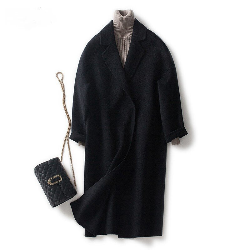 Damen Modischer Oversized-Mantel Shop Nory