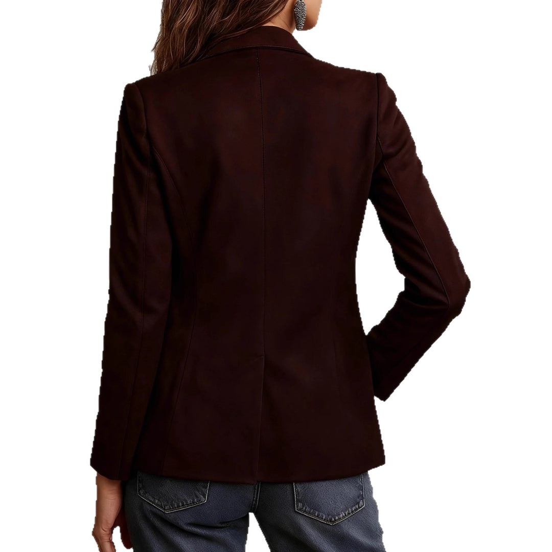 Damen Eleganter Wildlederblazer Shop Nory