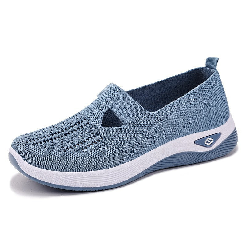 Damen Atmungsaktive Freizeit-Slipper mit elastischem Einschlupf und flexibler Sohle Shopnory