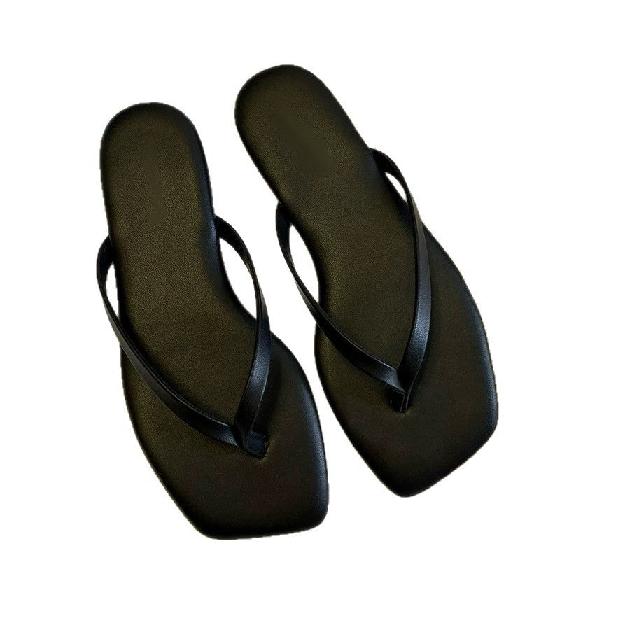 Damen Flip-Flops mit glamourösem Metallic-Riemendesign und komfortabler Innensohle