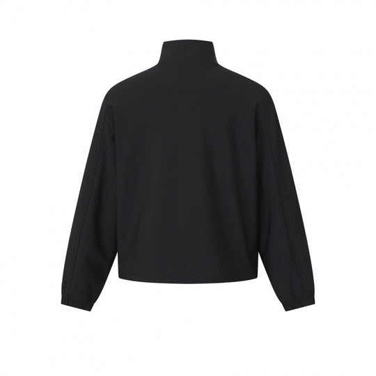 Unisex Leichte technische Kurzblousonjacke mit Stehkragen, verdecktem Reißverschluss und elastischen Bündchen Shop Nory