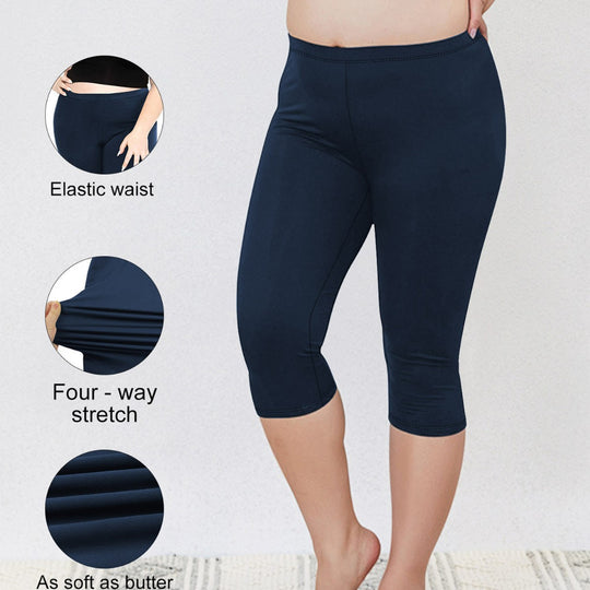 Damen Capri-Biker-Shorts mit hohem Bund und stützender Kompression Shopy Nory