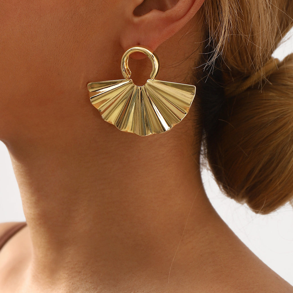 Damen Ohrstecker im eleganten Fächerdesign Shop Nory