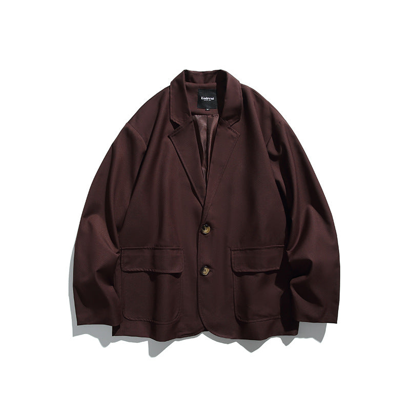 Herren Oversize-Sakko im Boxy-Cut mit aufgesetzten Pattentaschen und leichter Fütterung Shop Nory