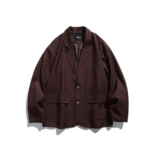 Herren Oversize-Sakko im Boxy-Cut mit aufgesetzten Pattentaschen und leichter Fütterung Shop Nory
