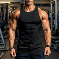 Herren atmungsaktives Fitness Tanktop mit Racerback-Schnitt
