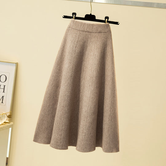 Damen Eleganter, schwingender Midi-Rock Shop Nory