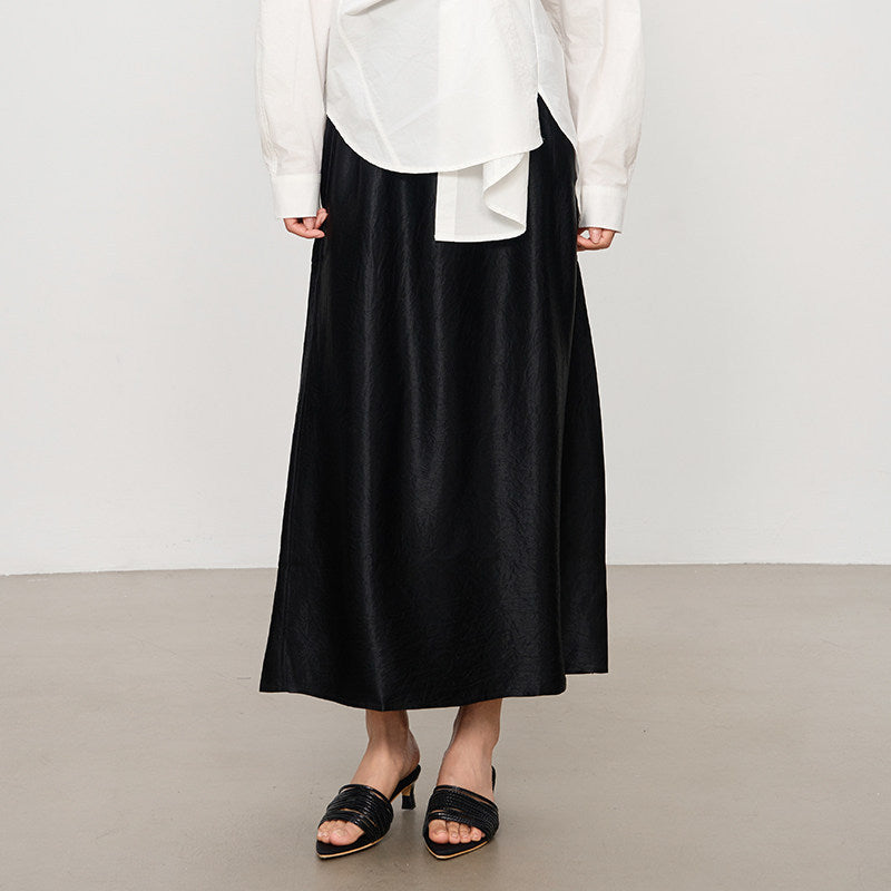 Damen Eleganter Maxirock aus hochwertigem Chiffon Shop Nory