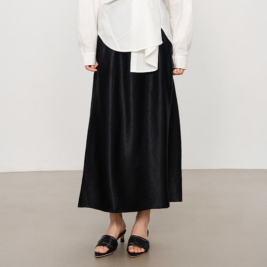 Damen Eleganter Maxirock aus hochwertigem Chiffon Shop Nory