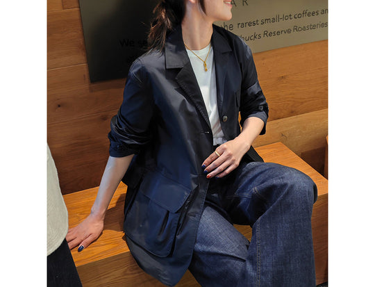 Damen Modische Utility-Jacke mit praktischen Taschen Shop Nory