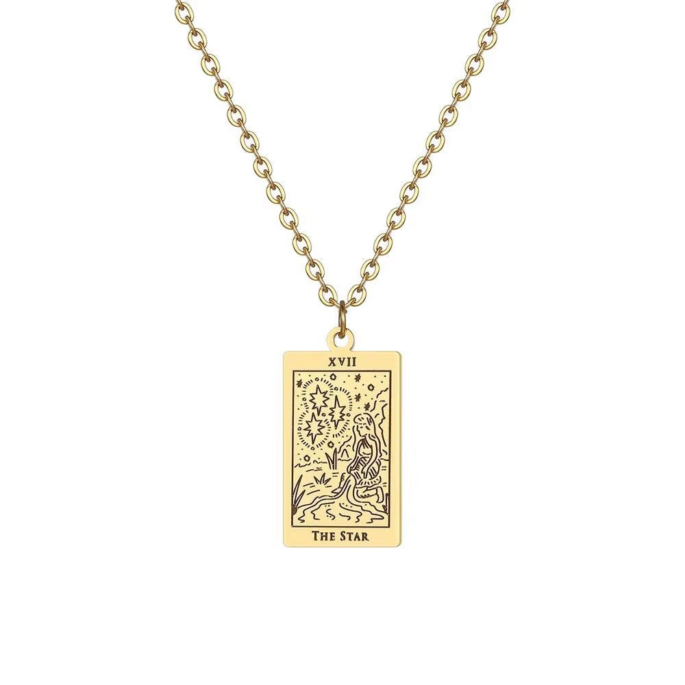 Damen Anhänger mit einzigartigem Tarot-Motiv Shop Nory