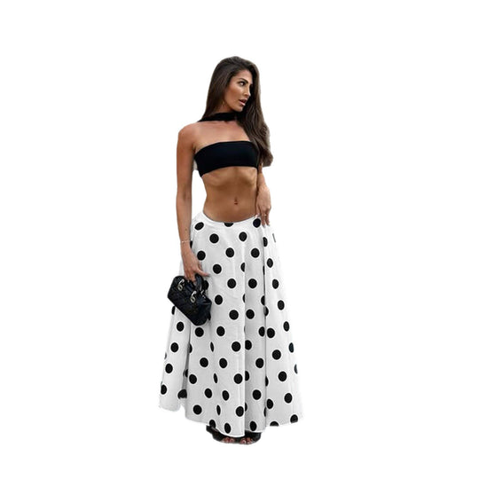 Damen nan ausgestellter Midirock mit zarter Spitzenbund, taillierter Passe und leichtem Leinenfall Shop Nory