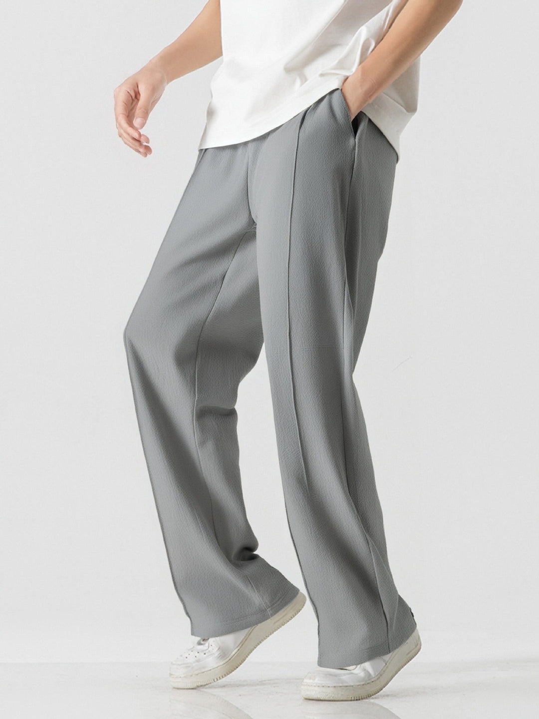 Herren Elegante, weite Freizeithose aus atmungsaktivem GewShopnorye