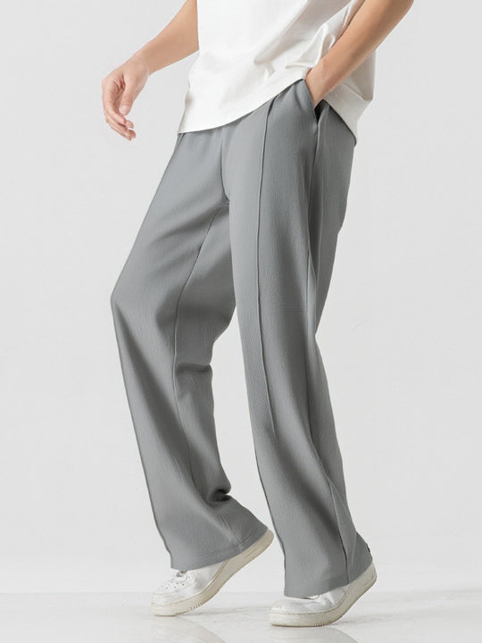 Herren Elegante, weite Freizeithose aus atmungsaktivem GewShopnorye