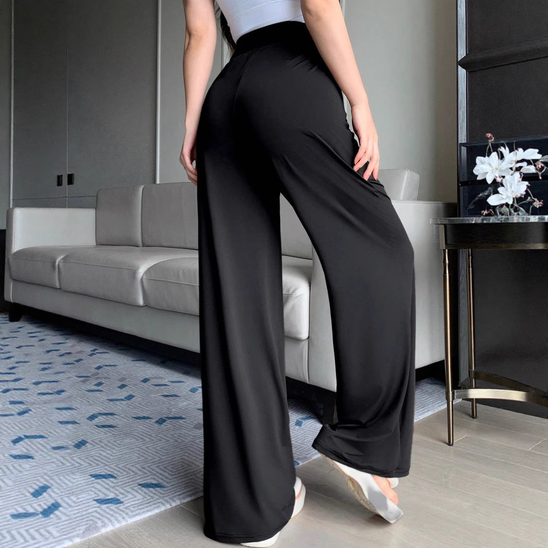 Damen Palazzohose mit hoher Taille und weitem Bein Shop Nory
