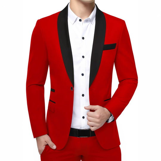 Herren Schmal geschnittenes Abend-Sakko im Smoking‑Stil mit Schalkragen Shop Nory