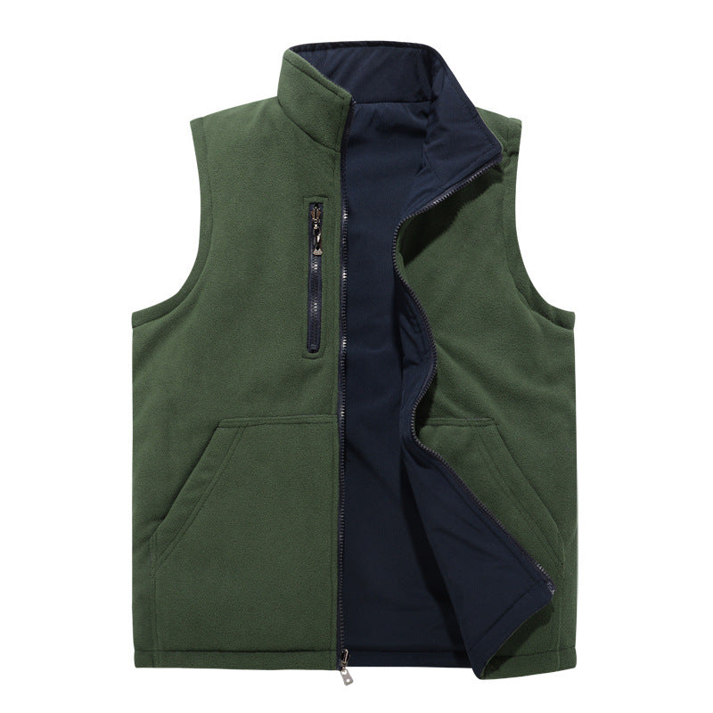 Herren Softshell-Weste mit Fleece-Innenfutter, winddichter Außenlage und hohem Stehkragen Shop Nory