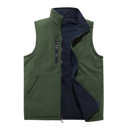Herren Softshell-Weste mit Fleece-Innenfutter, winddichter Außenlage und hohem Stehkragen Shop Nory