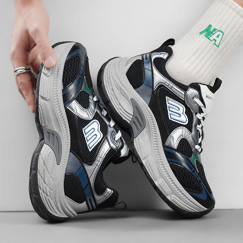 Unisex Voluminöse Mesh-Runner mit atmungsaktivem Obermaterial und stoßdämpfender Plateausohle Shopy Nory