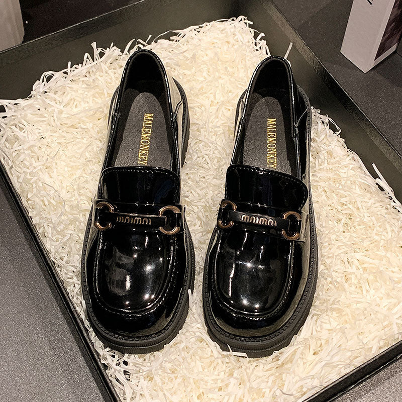 Damen Klassische Loafer mit modischer Schnallenverzierung