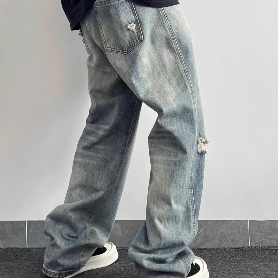 Damen Modische und lässige Baggy-Jeans Shop Nory