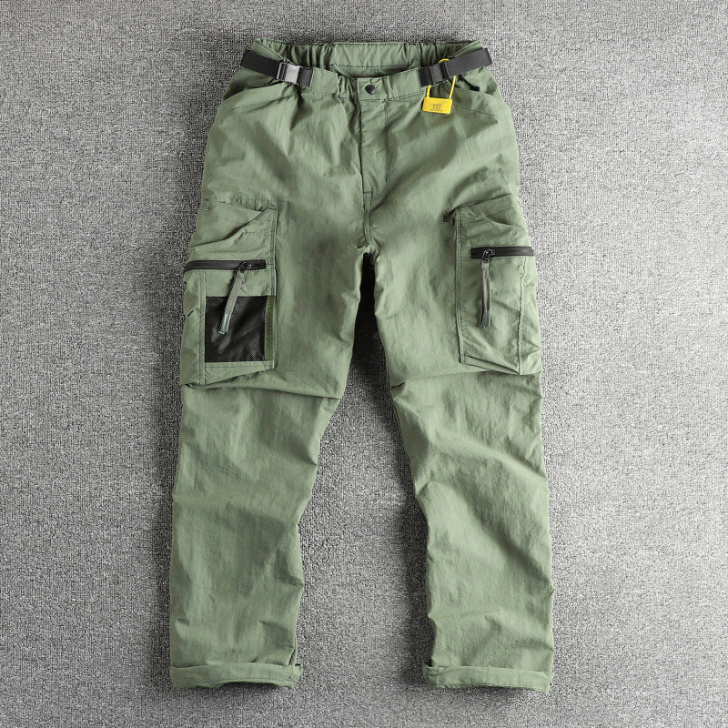 Herren Cargo-Hose mit multifunktionalen Taschen und verstellbarem Bund