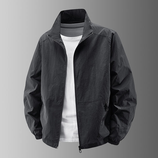 Herren Ultralight Technical Blousonjacke mit elastischen Bündchen, verdeckten Reißverschlusstaschen & atmungsaktivem Nylonmix Shop Nory