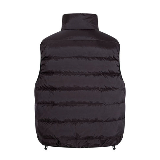 Damen gesteppte Steppweste mit hohem Stehkragen, wärmeisolierender Wattierung und regulierbarem Saum Shop Nory