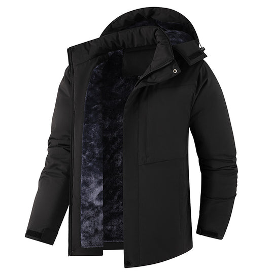 Herren Lässig gefütterte Winterjacke Shop Nory