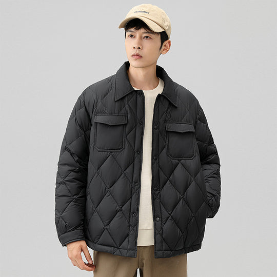Herren Modische Steppjacke mit Taschen Shop Nory