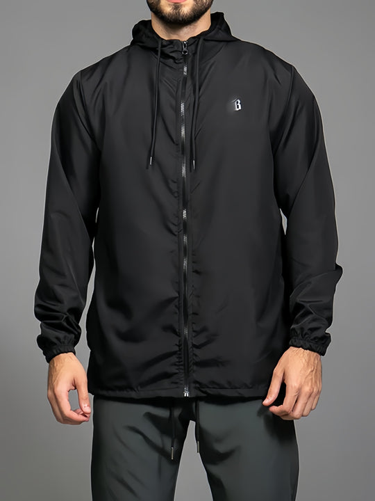 Herren Leichte Sportjacke mit Kapuze