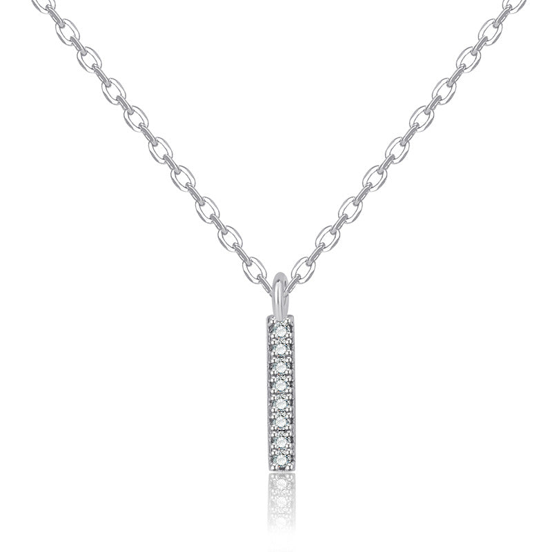Damen Moderne Halskette mit strahlendem Zirkonia-Anhänger Shop Nory