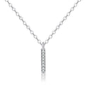Damen Moderne Halskette mit strahlendem Zirkonia-Anhänger Shop Nory