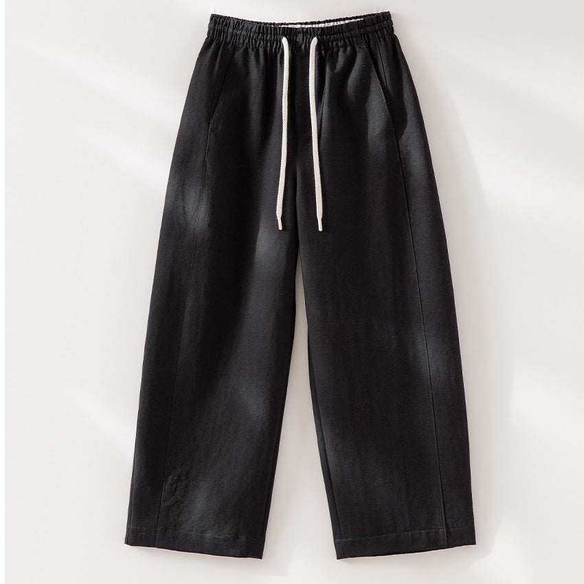 Damen Weite Leinenmix‑Hose mit elastischem Bund und Kordel Shop Nory