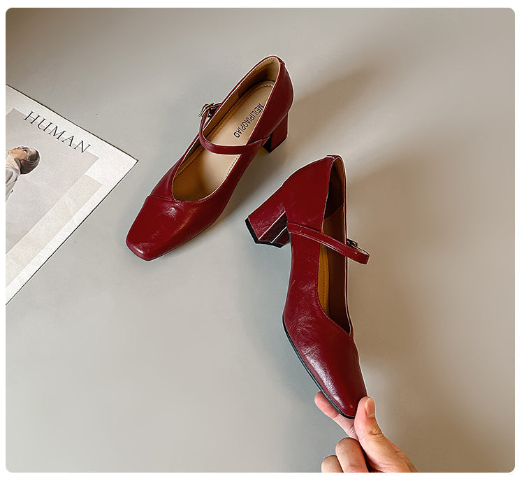 Damen elegante High-Heels mit anpassbarem Riemen