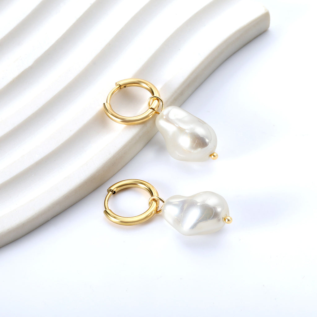 Damen Ohrhänger mit einzigartigem Muschel-Design Shop Nory