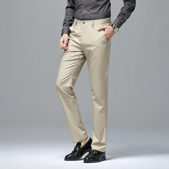 Herren Elegante Slim‑Fit Chino‑Hose mit Bügelfalte und Stretchkomfort Shop Nory
