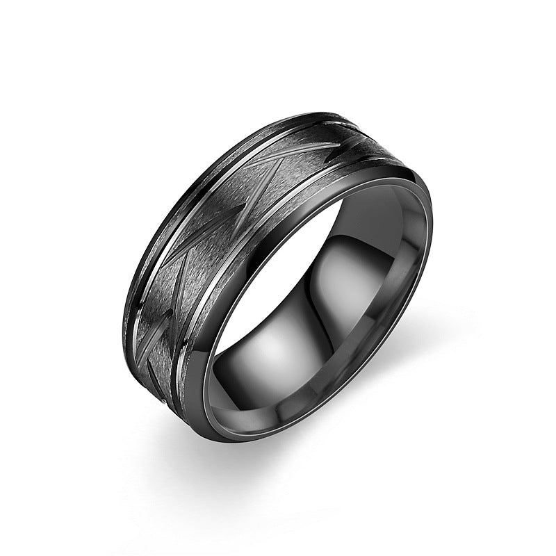 Herren Ring mit kunstvollem Design und strukturierten Akzenten Shop Nory