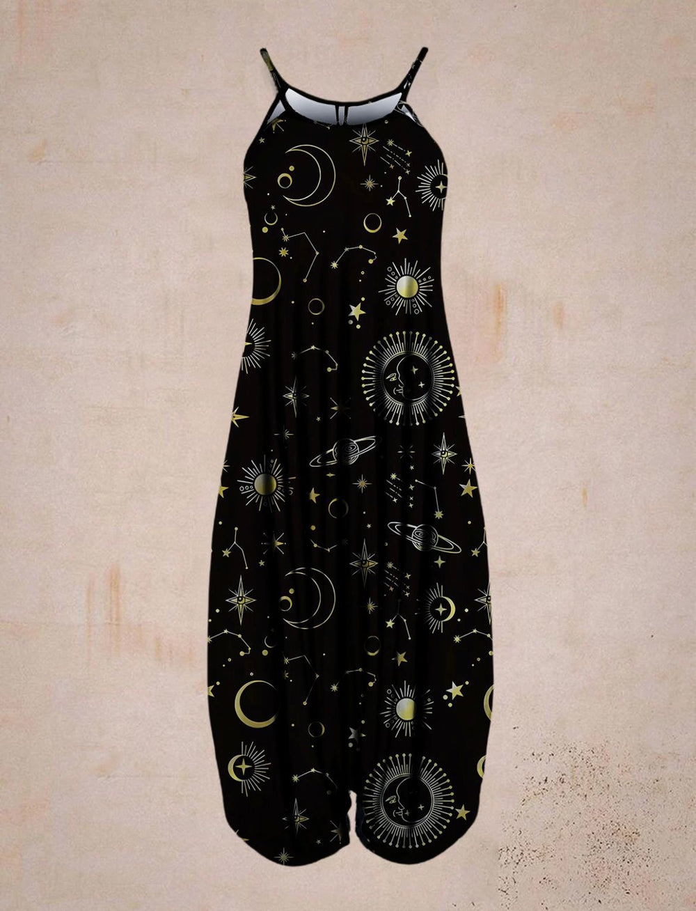 Damen Jumpsuit mit astrologischem Print Shopnory