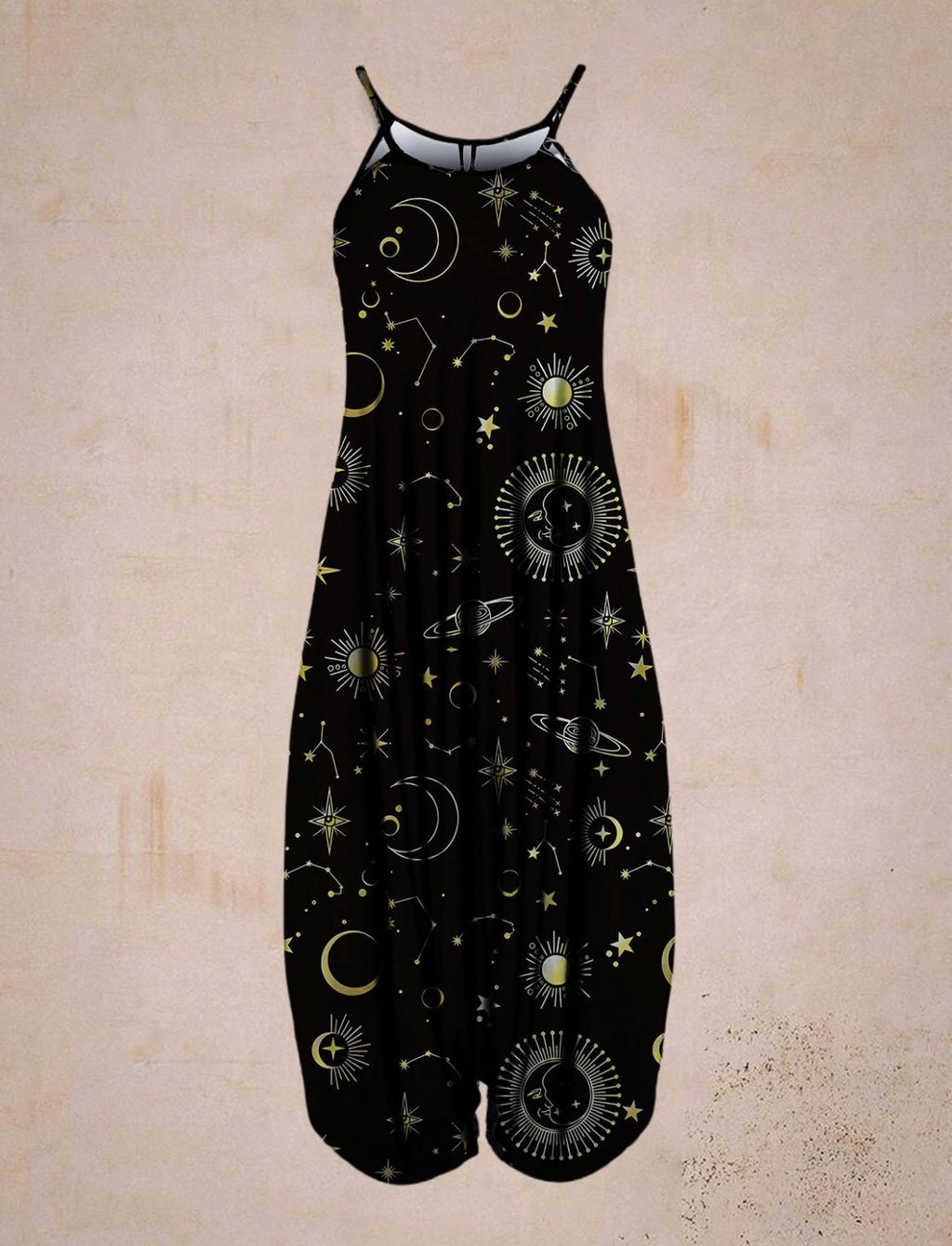 Damen Jumpsuit mit astrologischem Print Shopnory