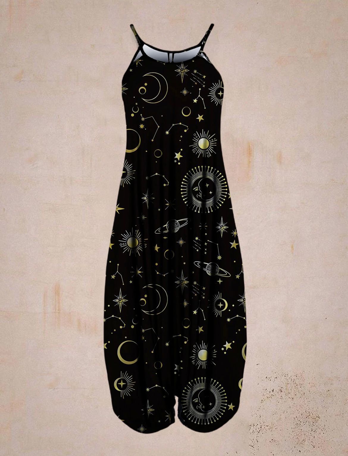 Damen Jumpsuit mit astrologischem Print Shopnory