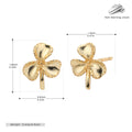 Damen Ohrstecker im eleganten Kleeblatt-Design Shop Nory
