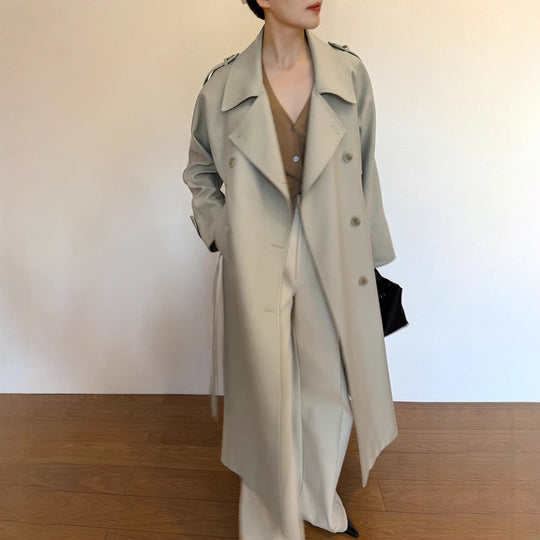 Damen Modischer Trenchcoat Shop Nory