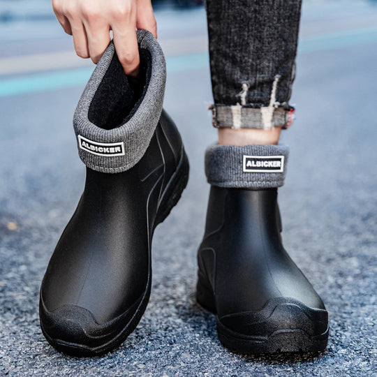 Herren Schlupf-Ankle-Gummistiefel mit stoßdämpfender Leichtsohle und griffiger Profilsohle Shop Nory