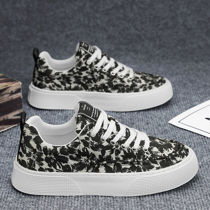 Damen Freizeitsneaker mit floralem Muster und rutschfester Sohle