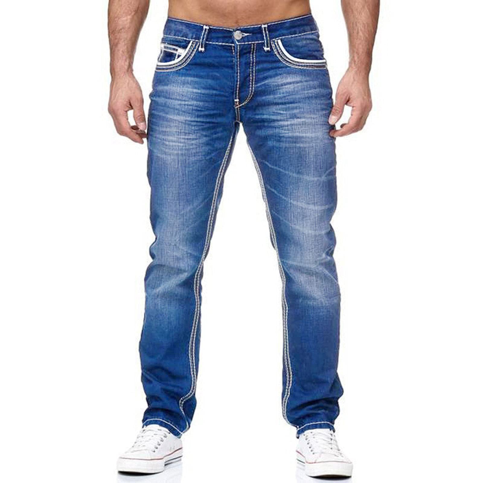 Herren Used-Style Jeans